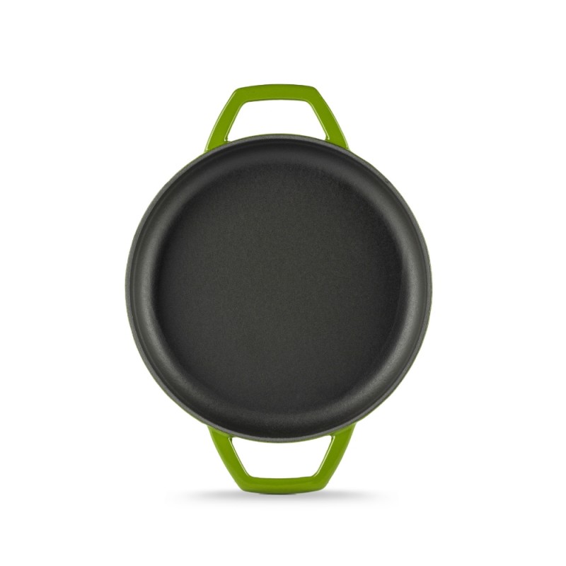 Jogo de panelas de ferro fundido de 3 Partes Solagio, Bamboo Jogo de panelas de ferro fundido de 3 Partes Solagio, Bamboo - Jogo de panelas de ferro fundido