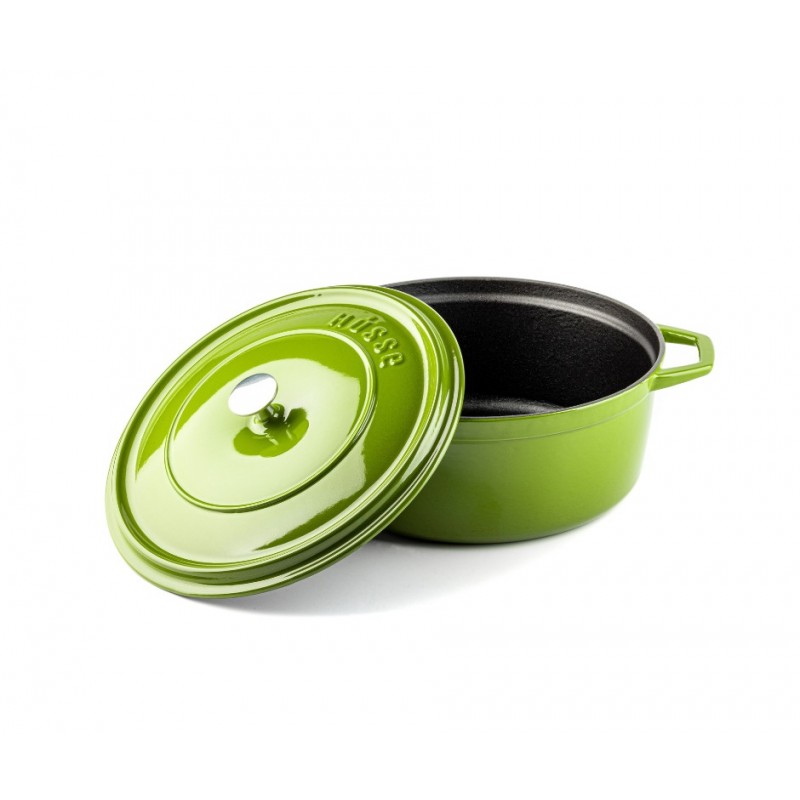 Jogo de panelas de ferro fundido de 3 Partes Solagio, Bamboo Jogo de panelas de ferro fundido de 3 Partes Solagio, Bamboo - Jogo de panelas de ferro fundido