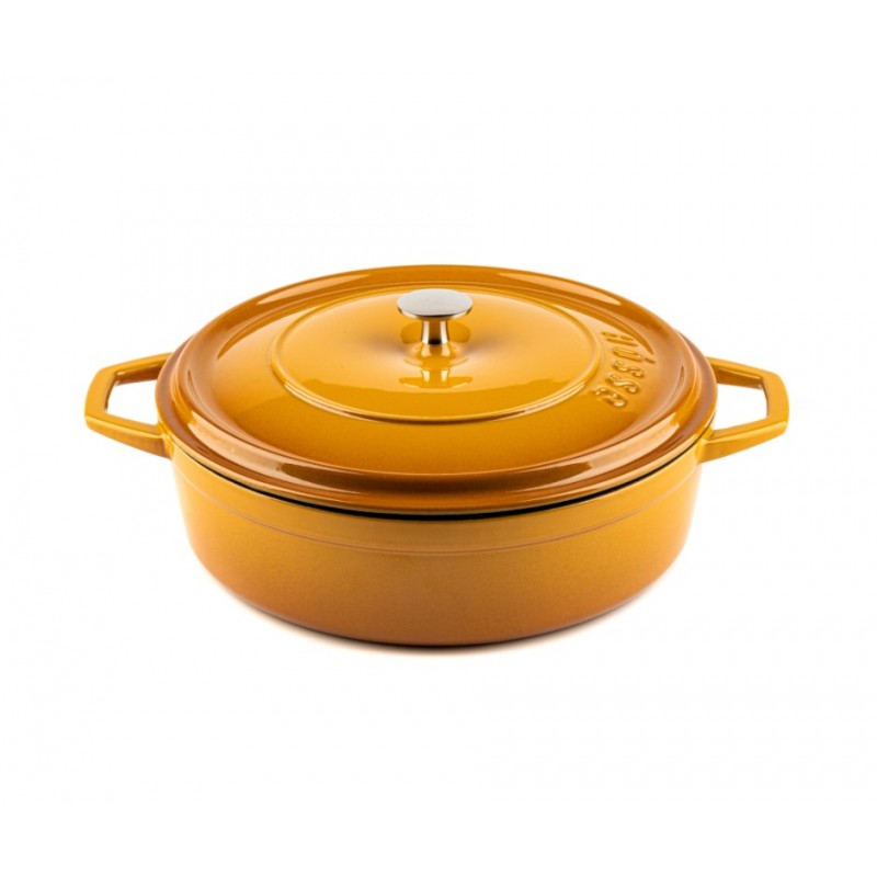 Panela rasa de ferro fundido Solagio, Dijon, Ф26 Panela rasa de ferro fundido Solagio, Dijon, Ф26 -