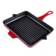 Frigideira de grelha em ferro fundido esmaltada Hosse, Rubin, 26x32cm | Frigideira de grelha em ferro fundido | Frigideira de ferro fundido |